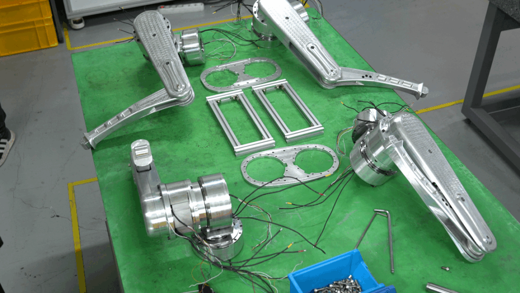 Make a Robot Dog! A Special Day with Students from Kyungnam University 18 Robot-Leg-Assembly-Complete