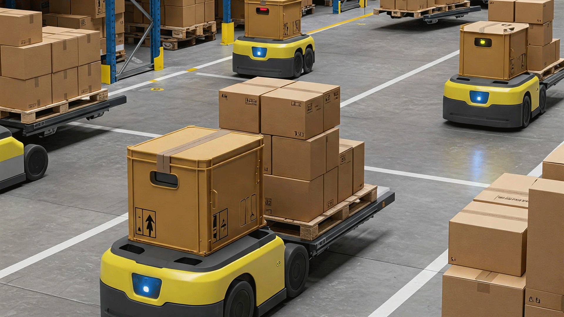 Why We Offer Custom Gear Reducer Design Services 1 Case-Study-Of-Reducer-Application-Amr-Robots-In-Logistics-Centers