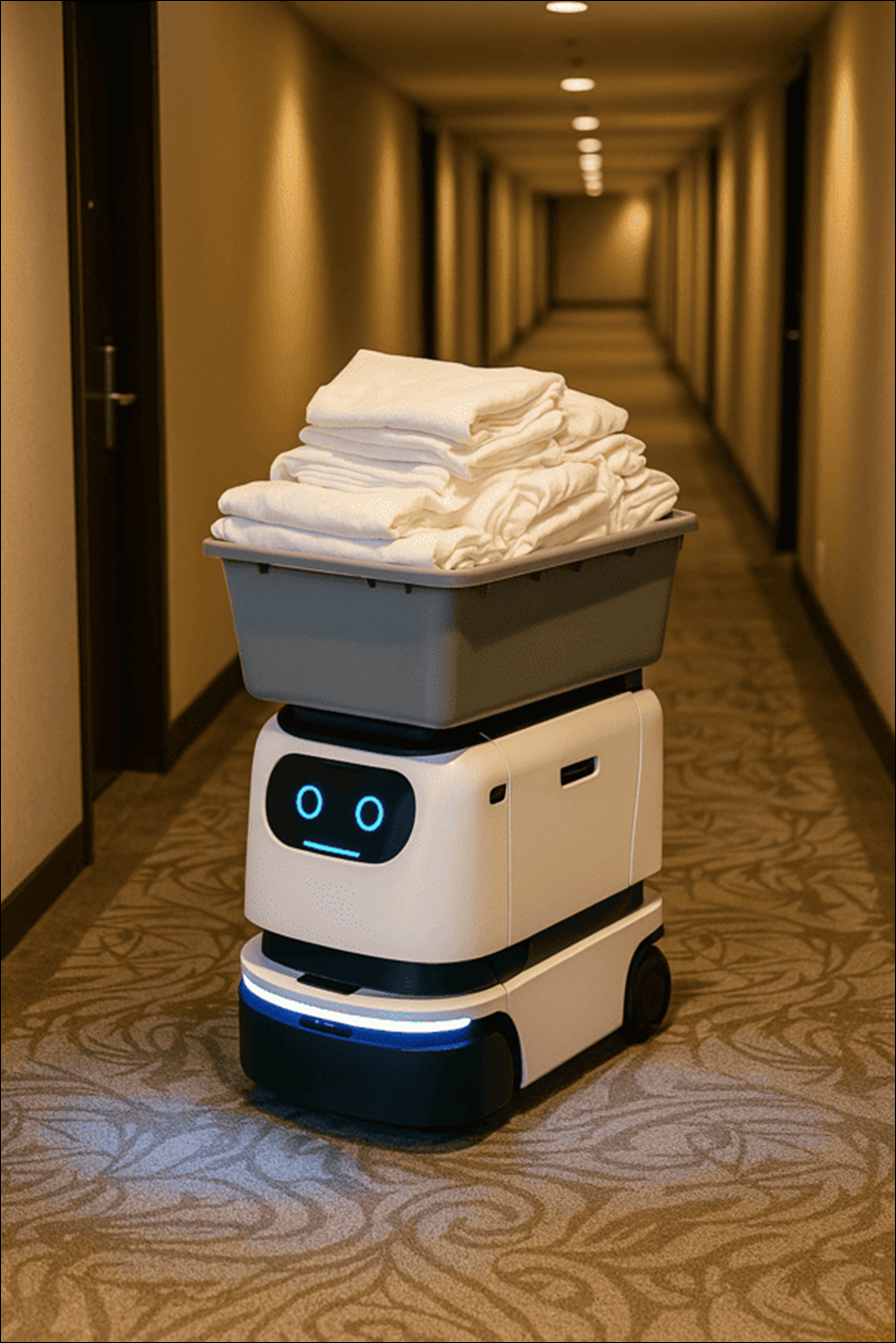 Hotel-Laundry-Collection-Robot